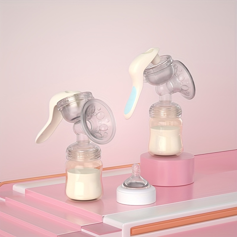 Manual Breast Pump with Strong Suction, Painless Milk Collection Device