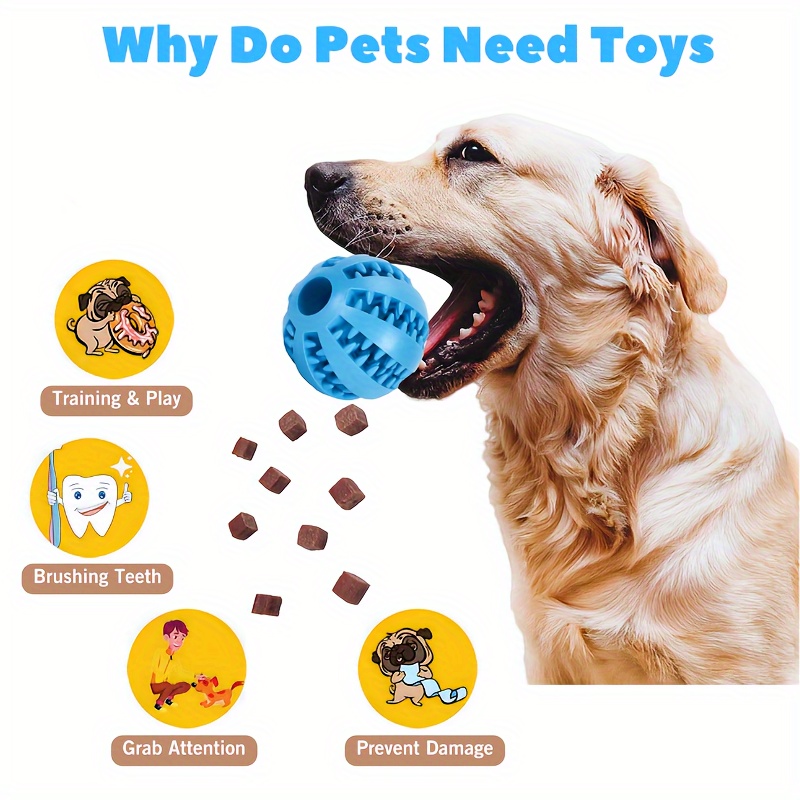 Dog Puzzle Toy Pet Leaking Toy Molar Chew Ball Interactive