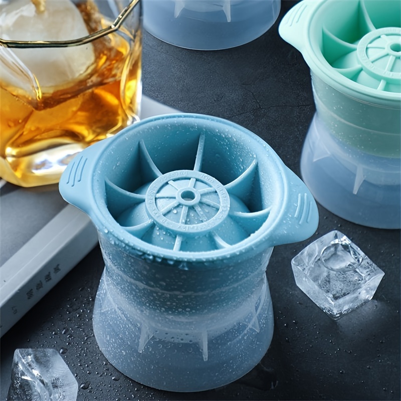 Diamond Round Ice Mold Household Refrigerator With Lid Whiskey Ice