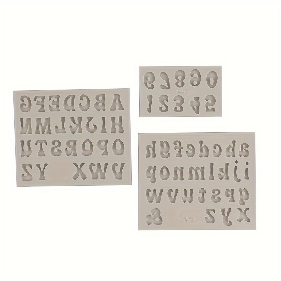 1Pcs/lot English Alphabet Silicone Molds Letter Epoxy Resin