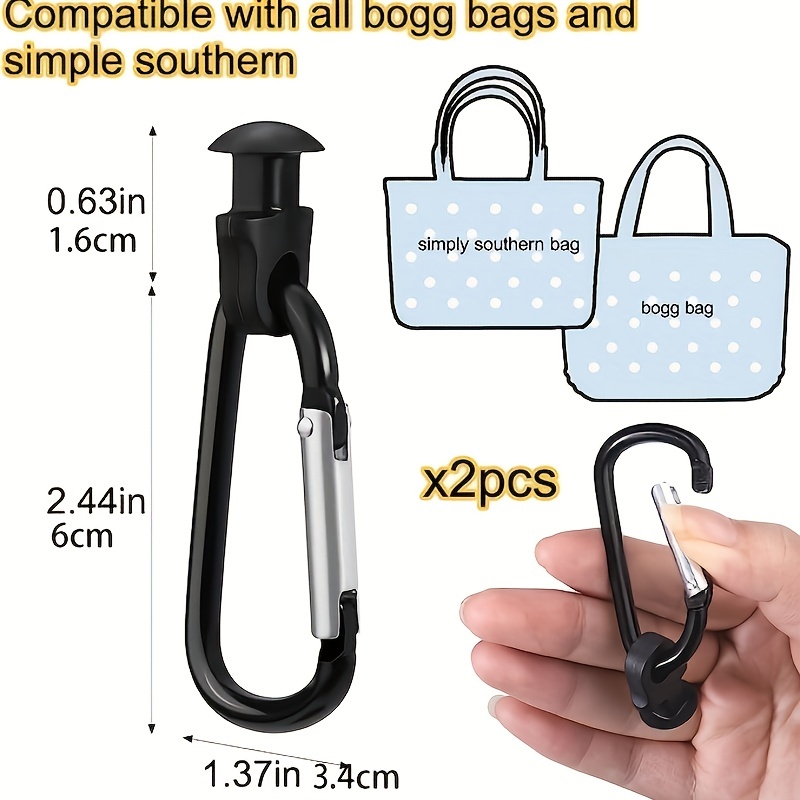 Bag Accessories Hooks Beach Bag Insert Charm Hook Keychain Holder Charms  Carabiner - Temu