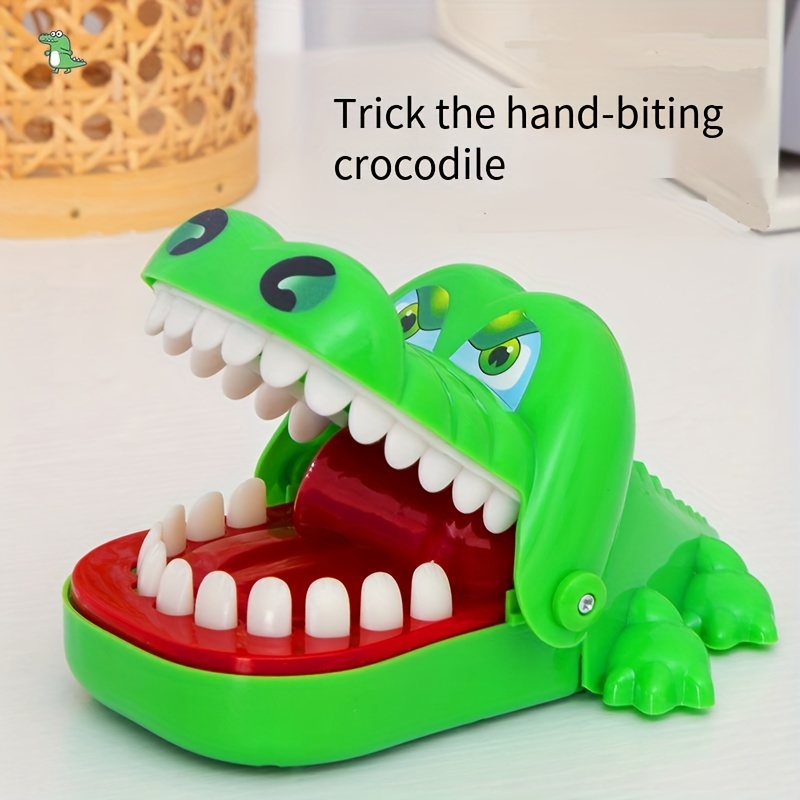 Hand-biting Crocodile Scary Toy Trick Decompression Alligator Game  Children's Cool Stuff Dinosaur Bite Finger Toy Children Gift - Toys & Games  - Temu