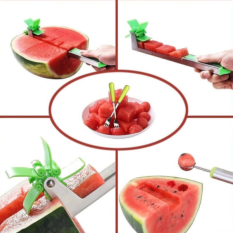 Watermelon Slicer Fruit Cutter Windmill Kitchen Utensil Gadgets