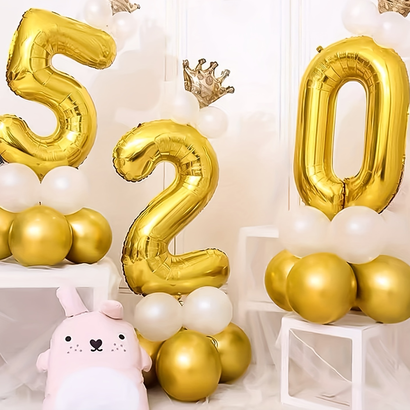 16 inch 60 Silver Number Balloons 60th Birthday Party Anniversary