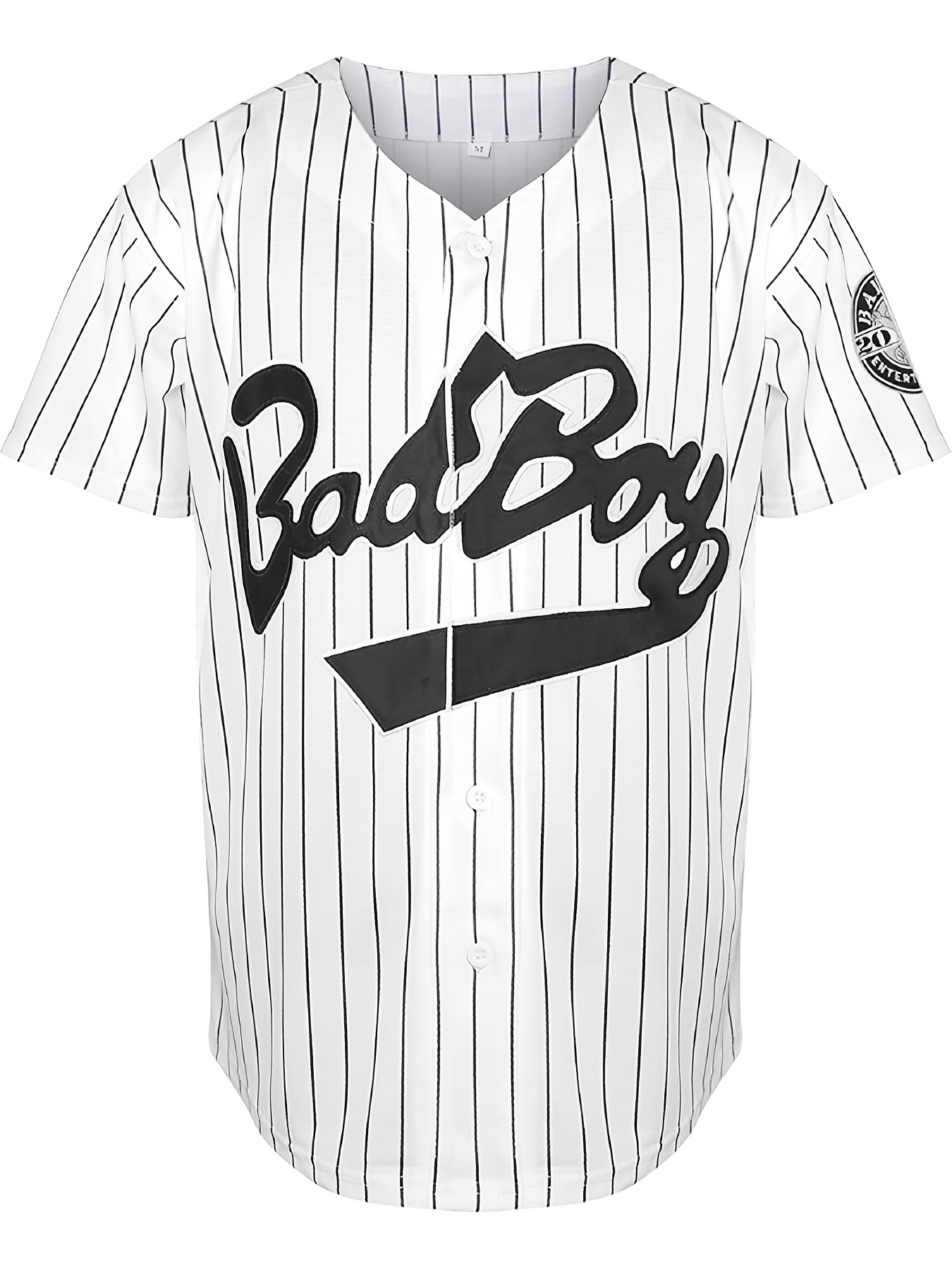 Biggie Smalls Jersey 10 Bad Boy Shirt 90s Hip Hop Clothing Stitched Movie Baseball  Jersey 
