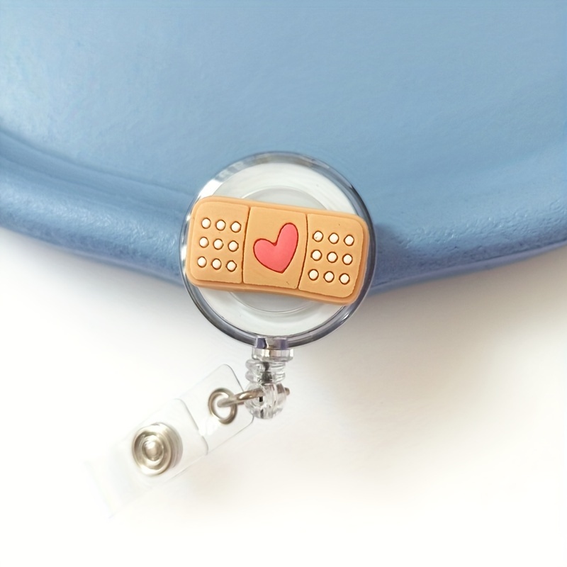 Hospital Retractable Badge Reel With Belt Clip Cute Nurse Doctor Name Tag  Card Holder Accessories Office Supply Clip - Temu Germany