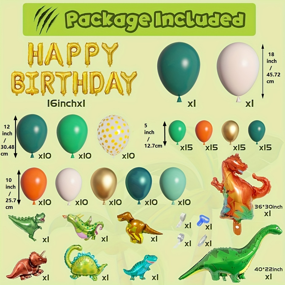 Cumpleaños Dinosaurios. Decoración fiesta temática