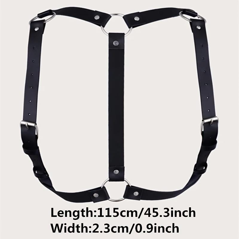 Men's Adjustable Shoulder Ring Suspenders Waistband