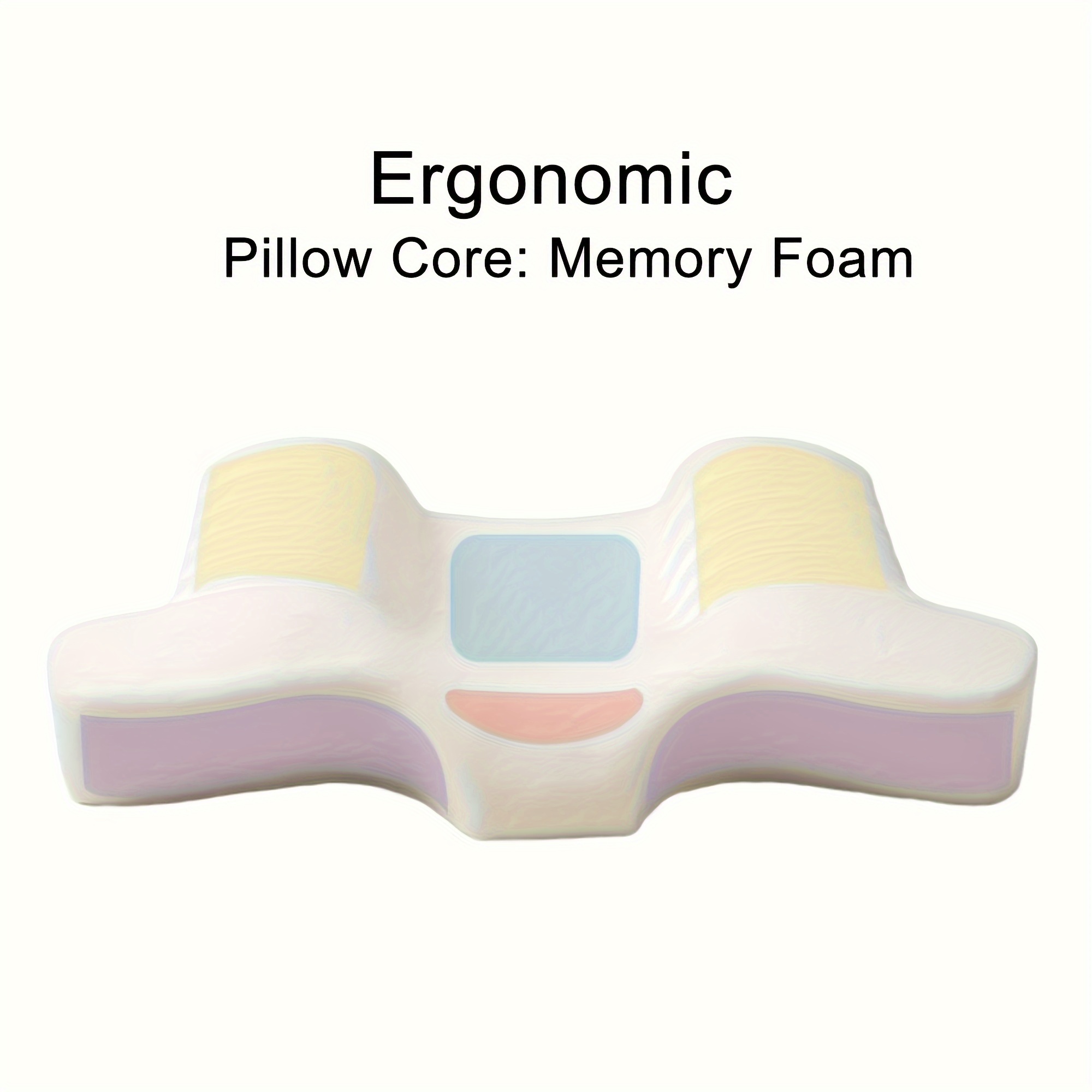 1pc Beauty Pillow For Sleeping, Support Pillow For Shoulder And Back Relax,  Cervical Beauty Pillow, Anti Wrinkle Anti Aging Back Sleeping Pillow, Wrin