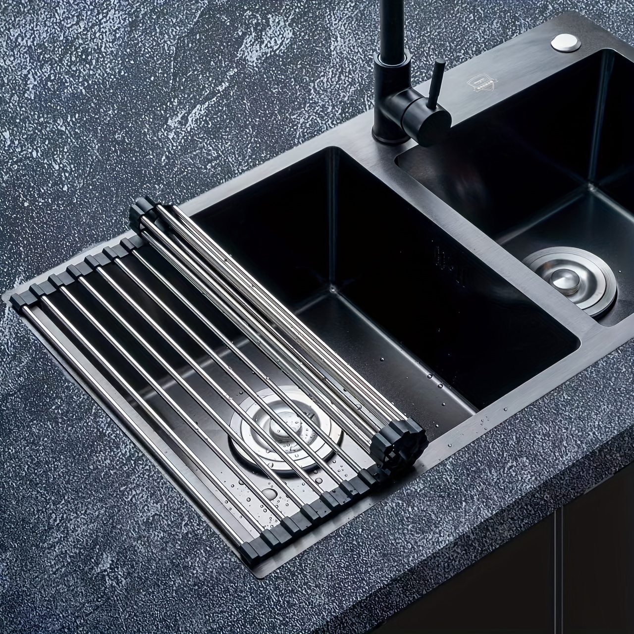 3pcs Stainless Steel Sink Drain Baskets Kitchen Rack
