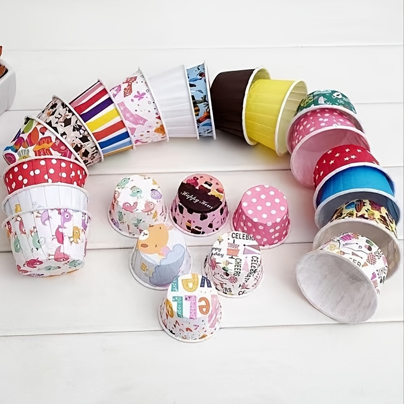 Mini Cake Paper Cup, Wrapper Wedding Cake Mold, Muffin Cupcake Liners,  Baking Cup Set, Bakery Party Supplies - Temu