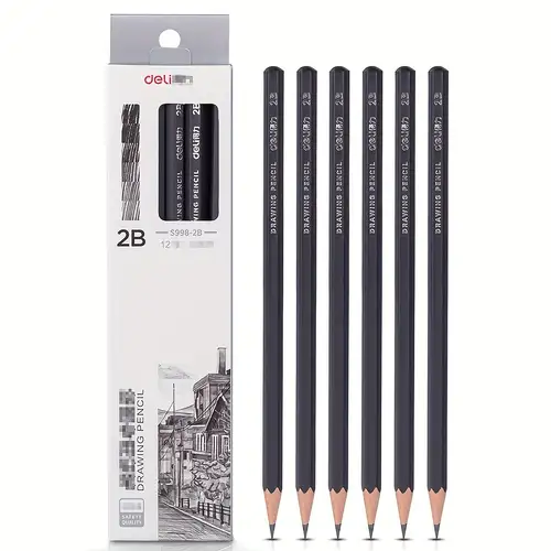 160pcs Set Sketch Pencils 2h Hb B 2b 3b 4b 5b 6b 7b 8b 9b 10b 12b Carbon  Pen Soft Medium Hard Sketching Graphite Drawing Pencils Kit For Adult  Artists Beginners And