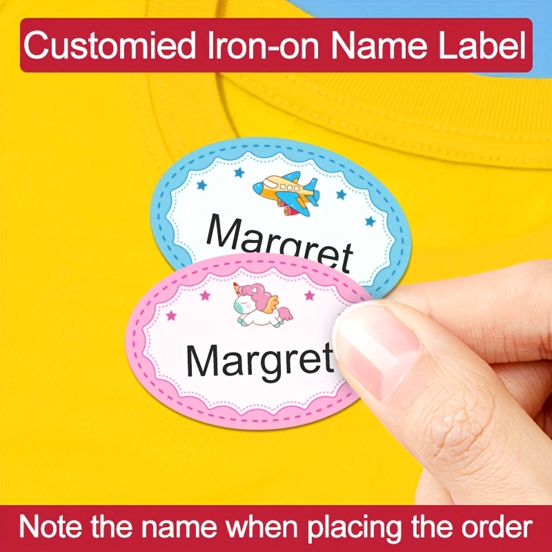 Customizable Name Labels Thermo adhesive Sewable - Temu
