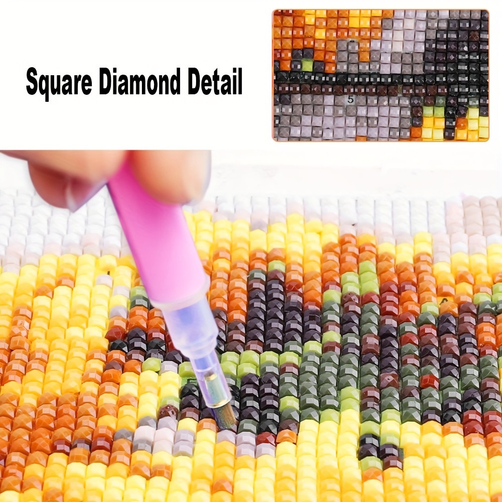 Full Drill Square 5D Diamond, DIY Animal Diamond Painting