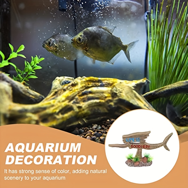 1pc Fish Tank Landscaping Decoration Sculptures Home Decor - Temu