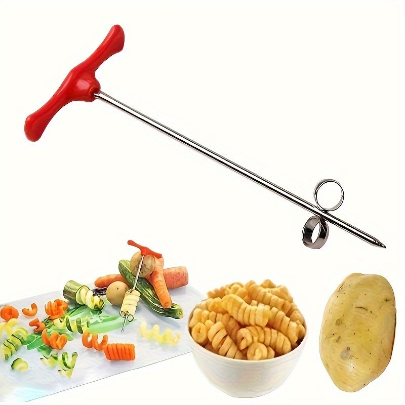 Vegetables Spiral Knife Carving Tool Potato Carrot Cucumber Salad Chopper  Manual Spiral Screw Slicer Cutter - Temu