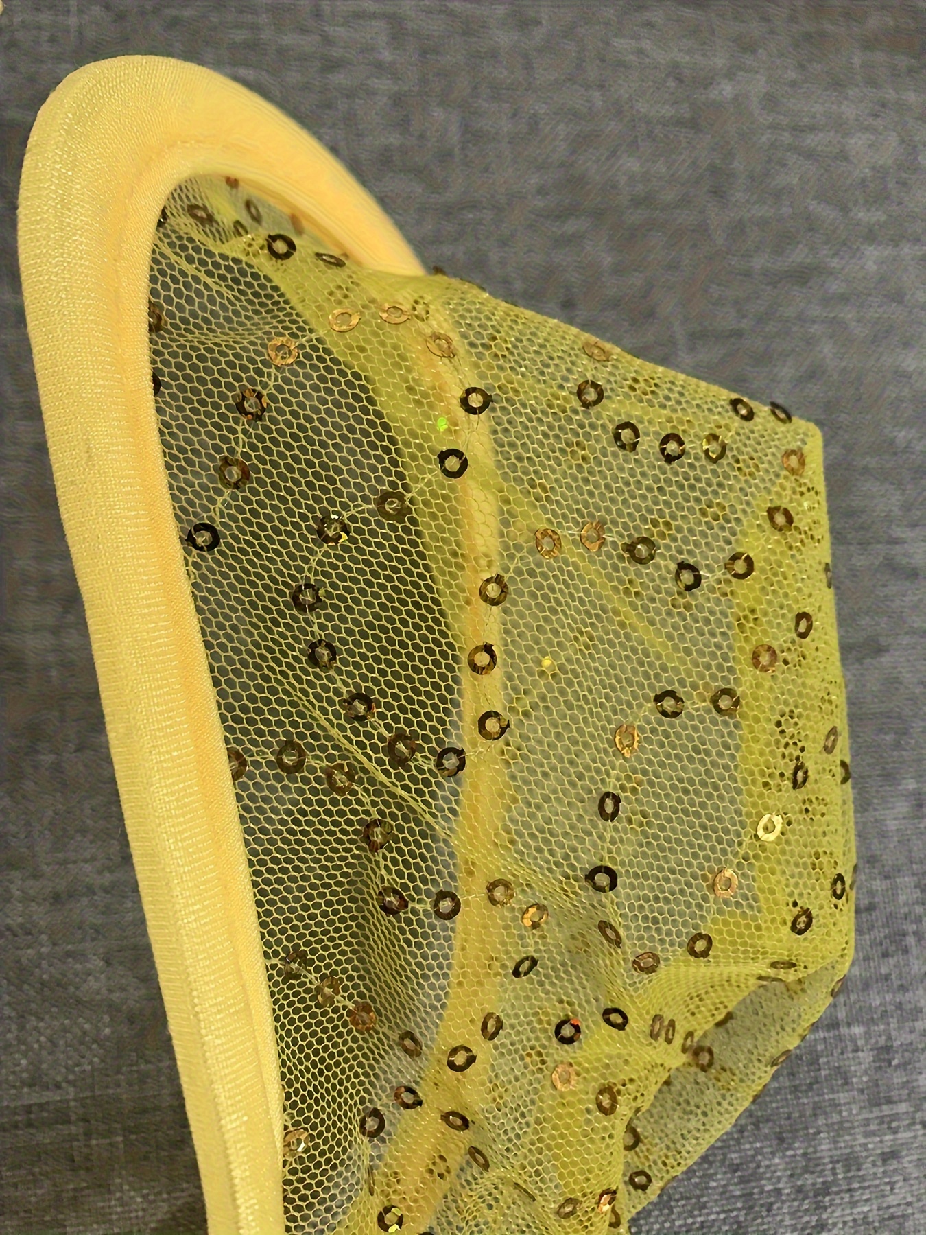 NOMLO Men's Slim Fit Sequin C-String Thong - Sexy U-Shaped Pouch Briefs, Breathable Mesh Fabric, Ideal Gift for Him