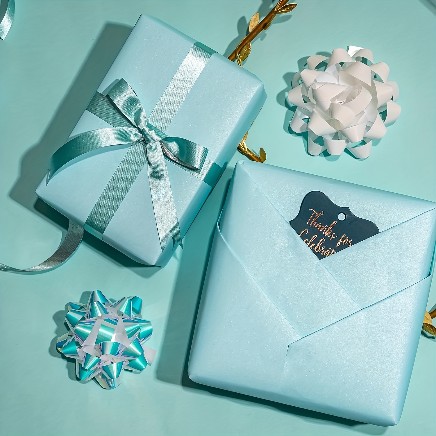 Luxury Black Matte Gift Wrap -17.3 x 32.8' Roll Weddings