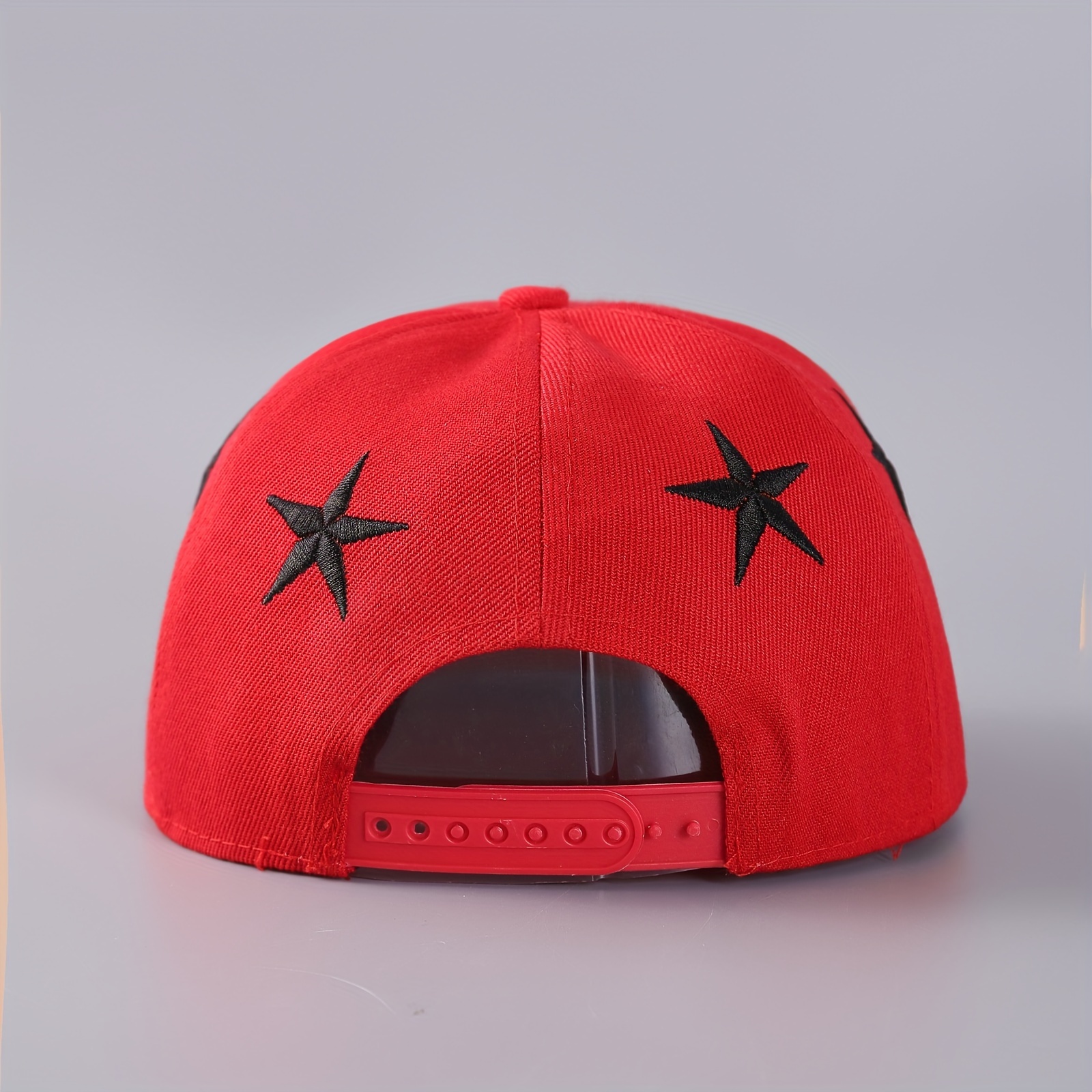 Embroidered Mesh Cap, Embroidery Baseball Cap, Five-pointed Star