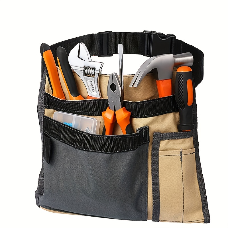 Bolsa herramientas pequeña, organizador herramientas, bolsa cintura tela  poliéster apta para almacenar - AliExpress