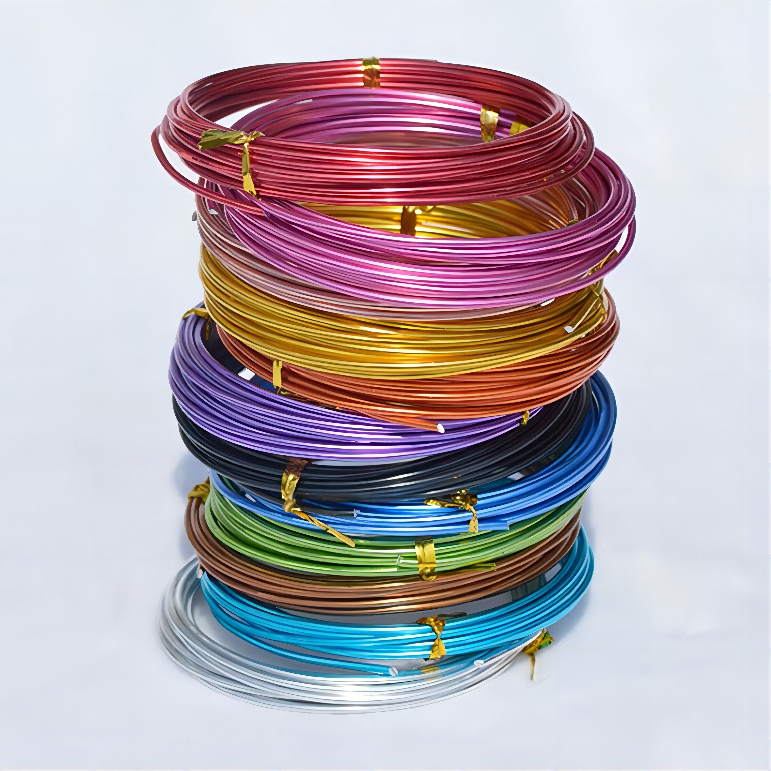 Color Aluminum Wire Diy Weaving Process Aluminum Wire - Temu