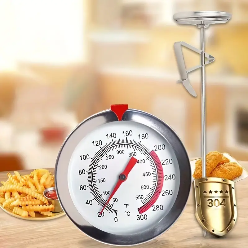 Candy Deep Fry Thermometer With Probe, Instant Read Food