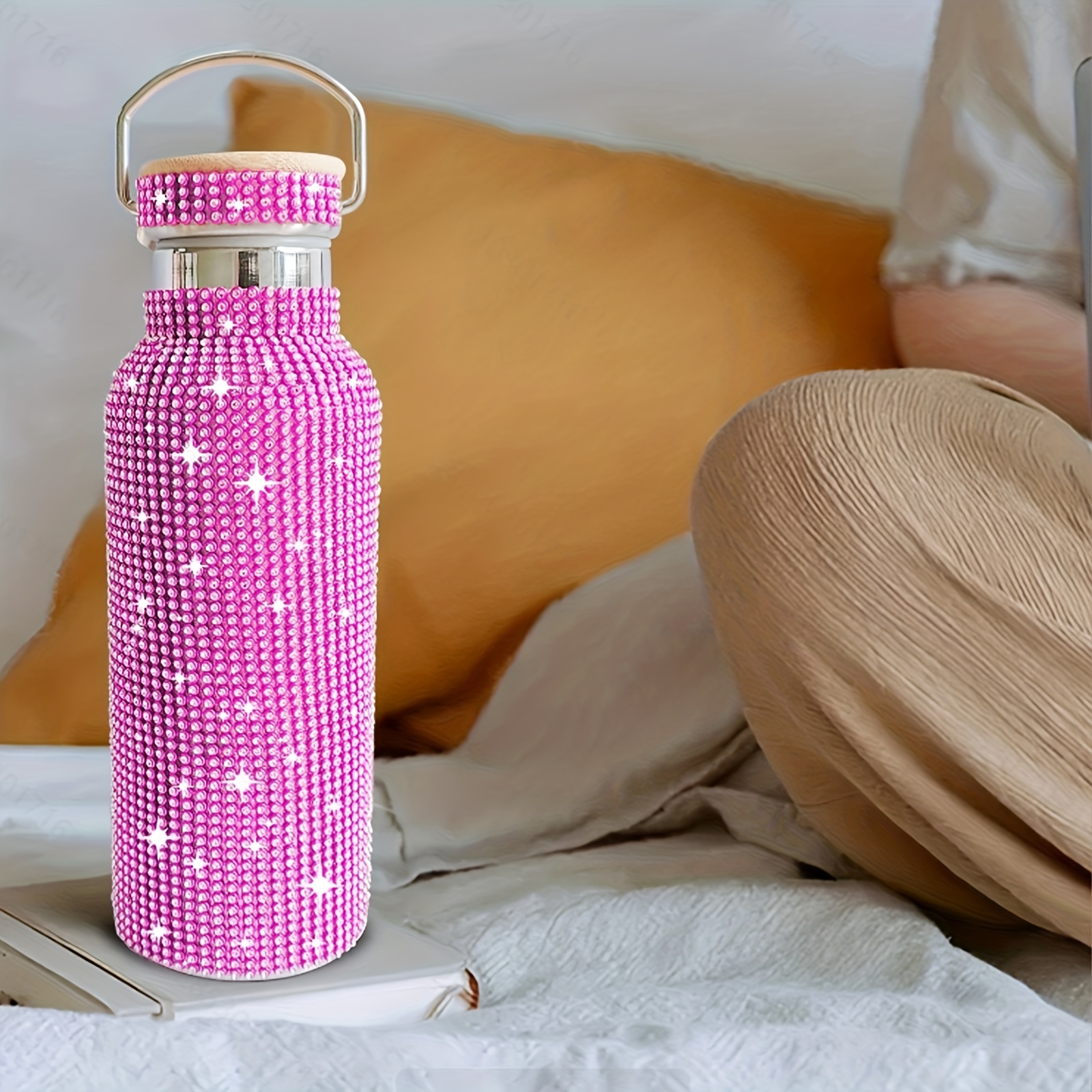 Bling Thermal Bottle Double Stainless Steel Water Cup - Temu