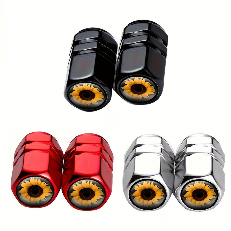 Sunflower Tire Valve Stem Car Tire With Marked Valve - Temu