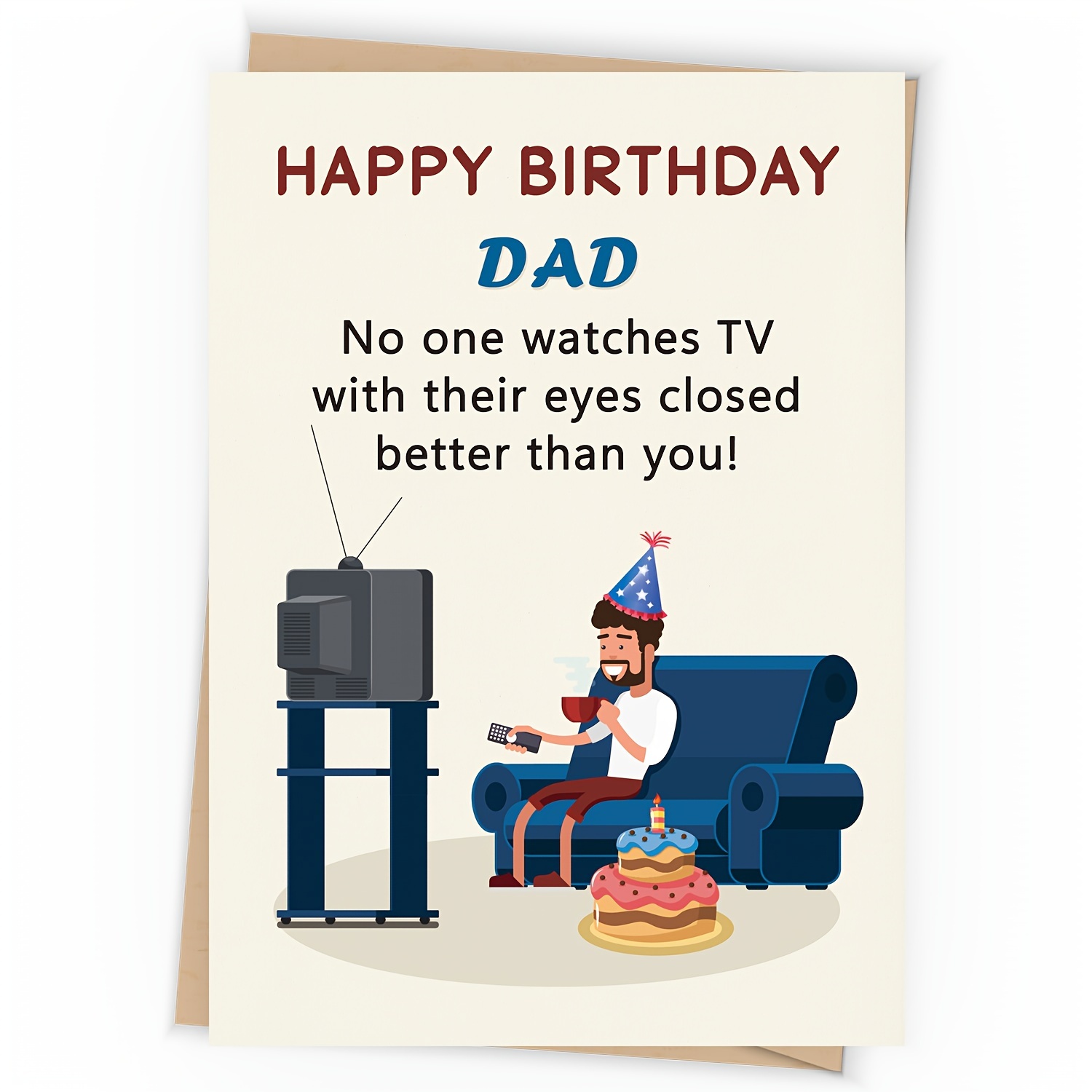 Funny Birthday Card For Dad, Father's Day Card For Dad, Dad Birthday ...