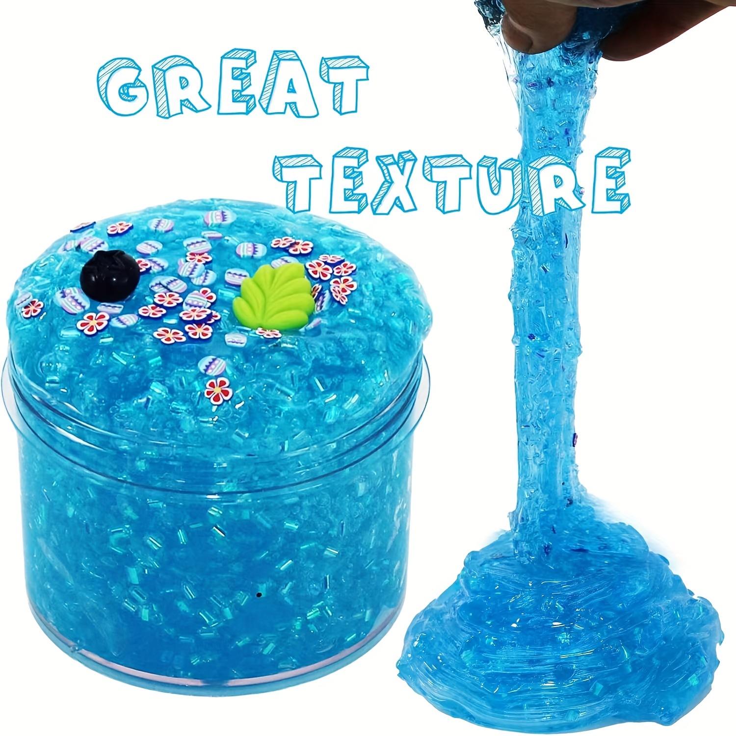 Diy Clear Slime Toys Crystal Mud, Fishbowl Beads Slime