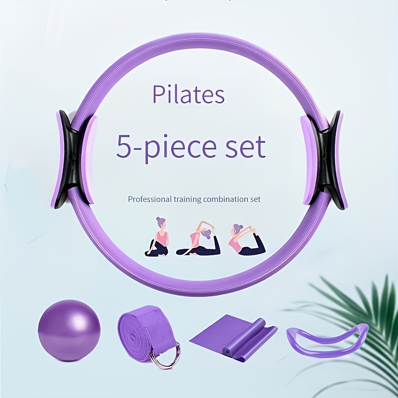 5pcs/set Pilates Circle Accesorios Fitness Incluyendo Anillo