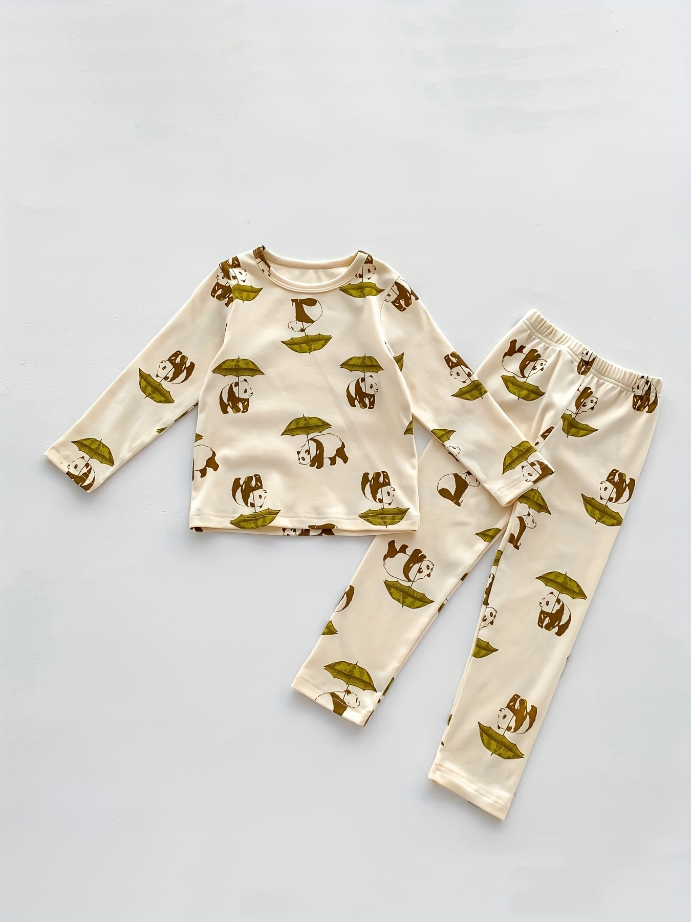 Pyjama À Motifs Animaux Pour Enfants 2 Pièces, Ensemble Haut Et Pantalon À  Manches Longues, Ensemble Pyjama En Coton Confortable Imprimé  Lapin/éléphant/panda, Vêtements De Détente Pour Tout-petits Garçons - Temu  France