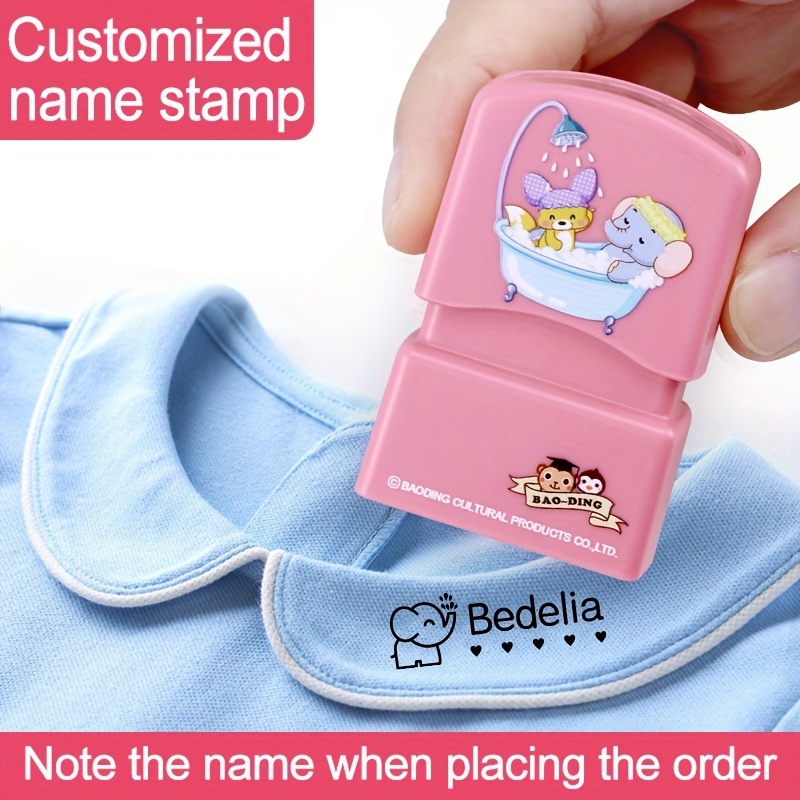 Customized Name Stamp For Kids Student's Name Seal Nurse - Temu