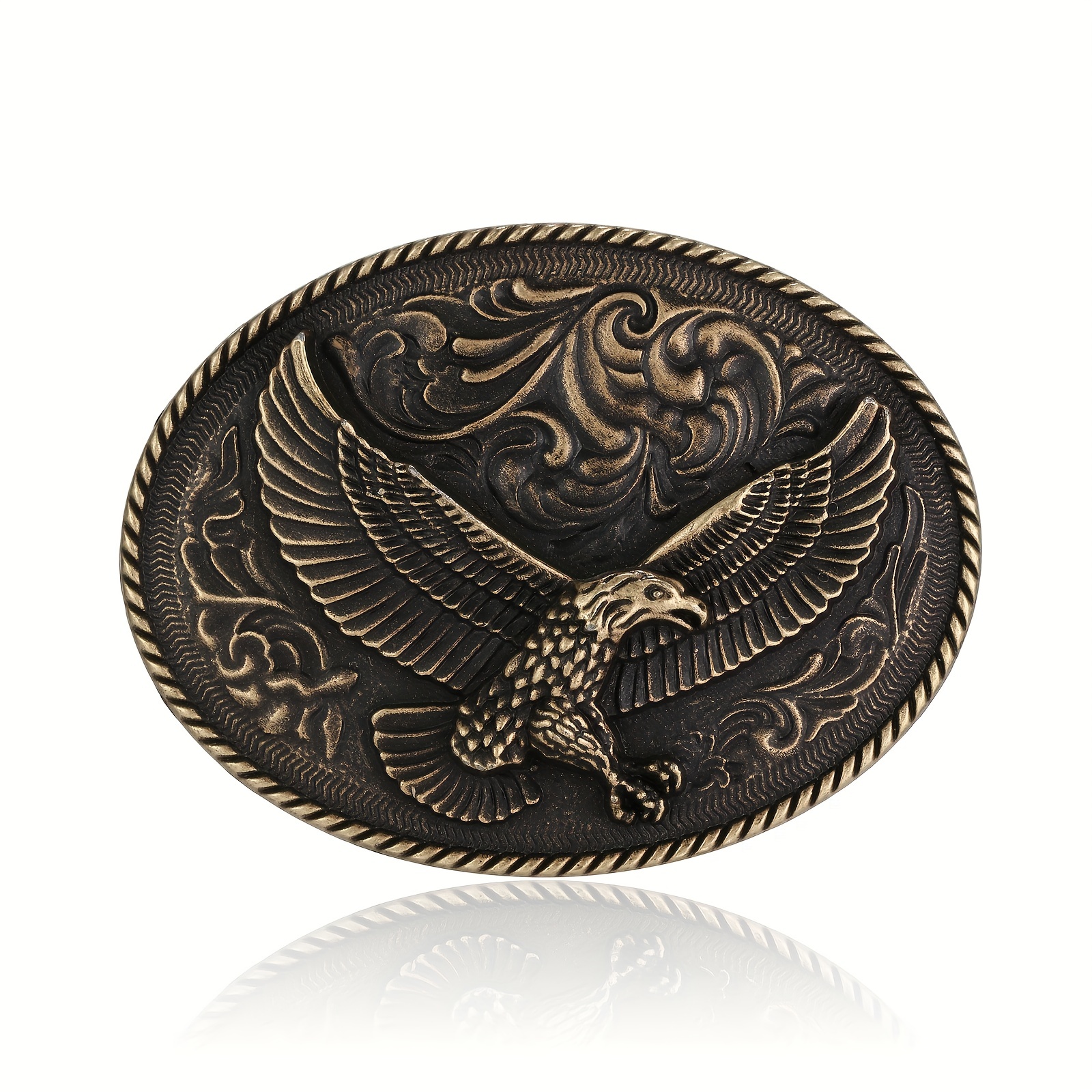 Patriotic Eagle Flag Belt Buckle for Men - Unique Denim Accessory for  Casual and Formal Wear