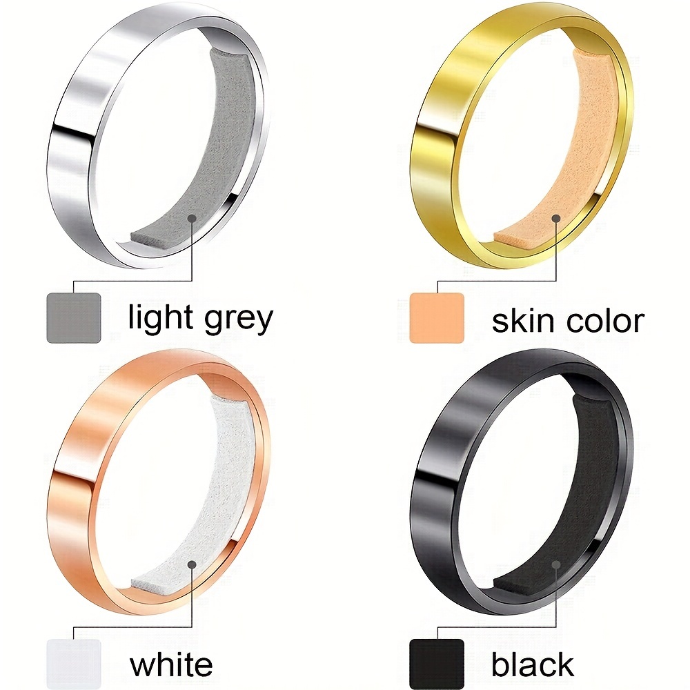 Transparent Ring Inner Size Adjuster For Loose Rings - Temu