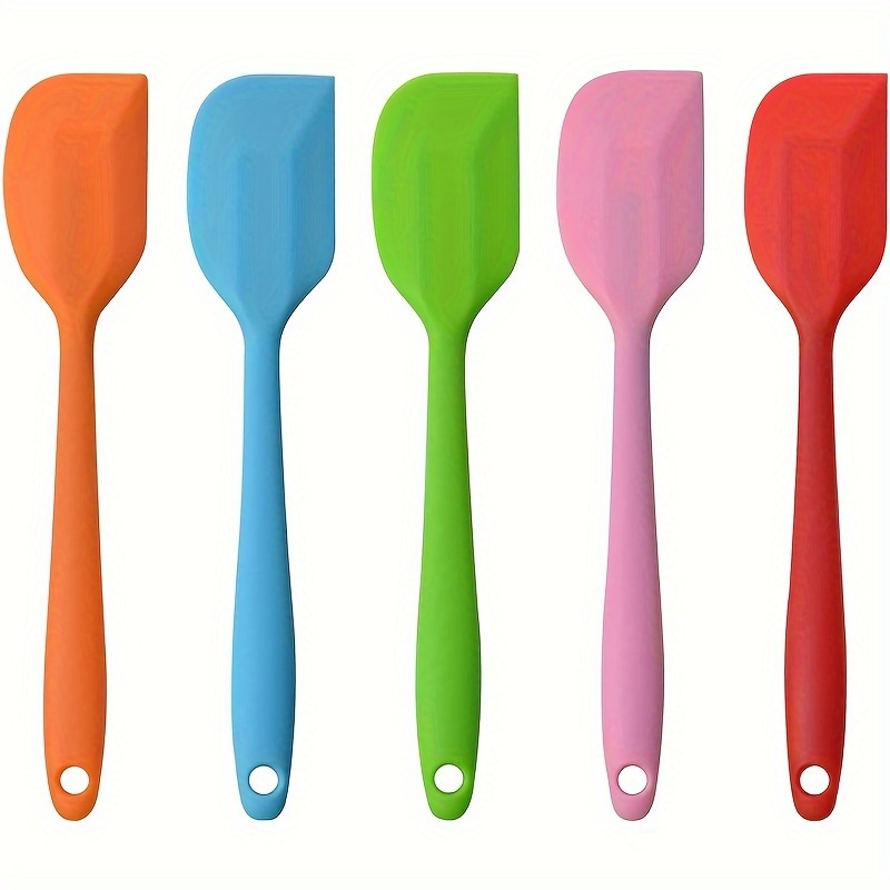 Large Silicone Spatula: Heat Resistant Flexible Silicon Mixing Stirring  Cooking Scraping Baking Bowl Scraper Seamless Spreader for Kitchen Nonstick