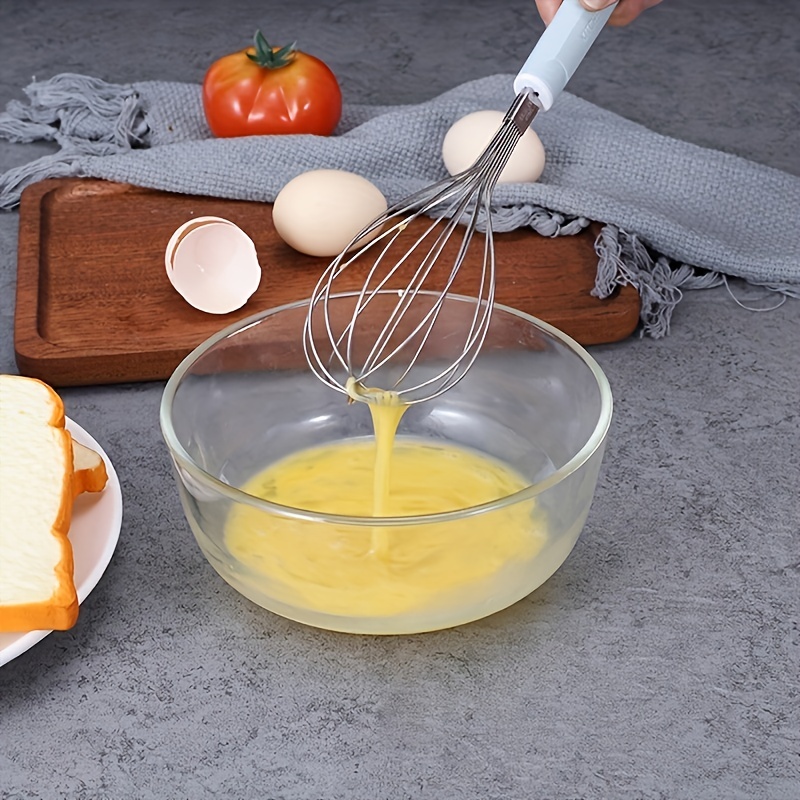 Whisk, Stainless Steel Egg Beater, Blender, Mixer, For Blending, Whisking,  Beating And Stirring, Baking Tools, Kitchen Gadgets, Kitchen Accessories -  Temu