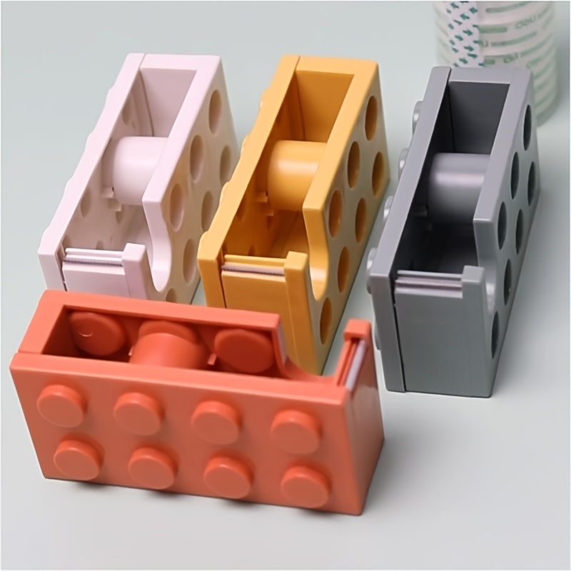 Building Block Glue Paper Seat Creative Tape Cutter Box
