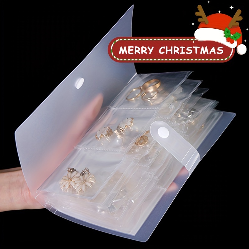 Jewelry Anti Oxidation Zipper Bag 100 Pieces PVC Clear Antitarnish Plastic Bags for Jewelry Sales Jewelry Rings Earrings Packaging (Small 5x7 cm)