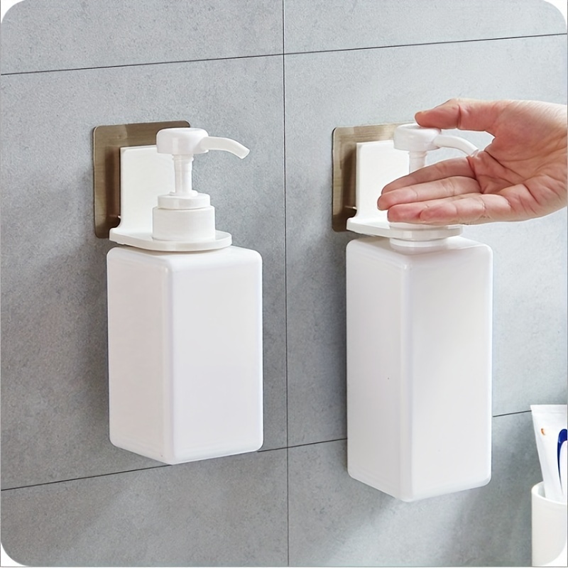 Shower Gel Bottle Rack Hook Self Adhesive Wall Mounted Shampoo