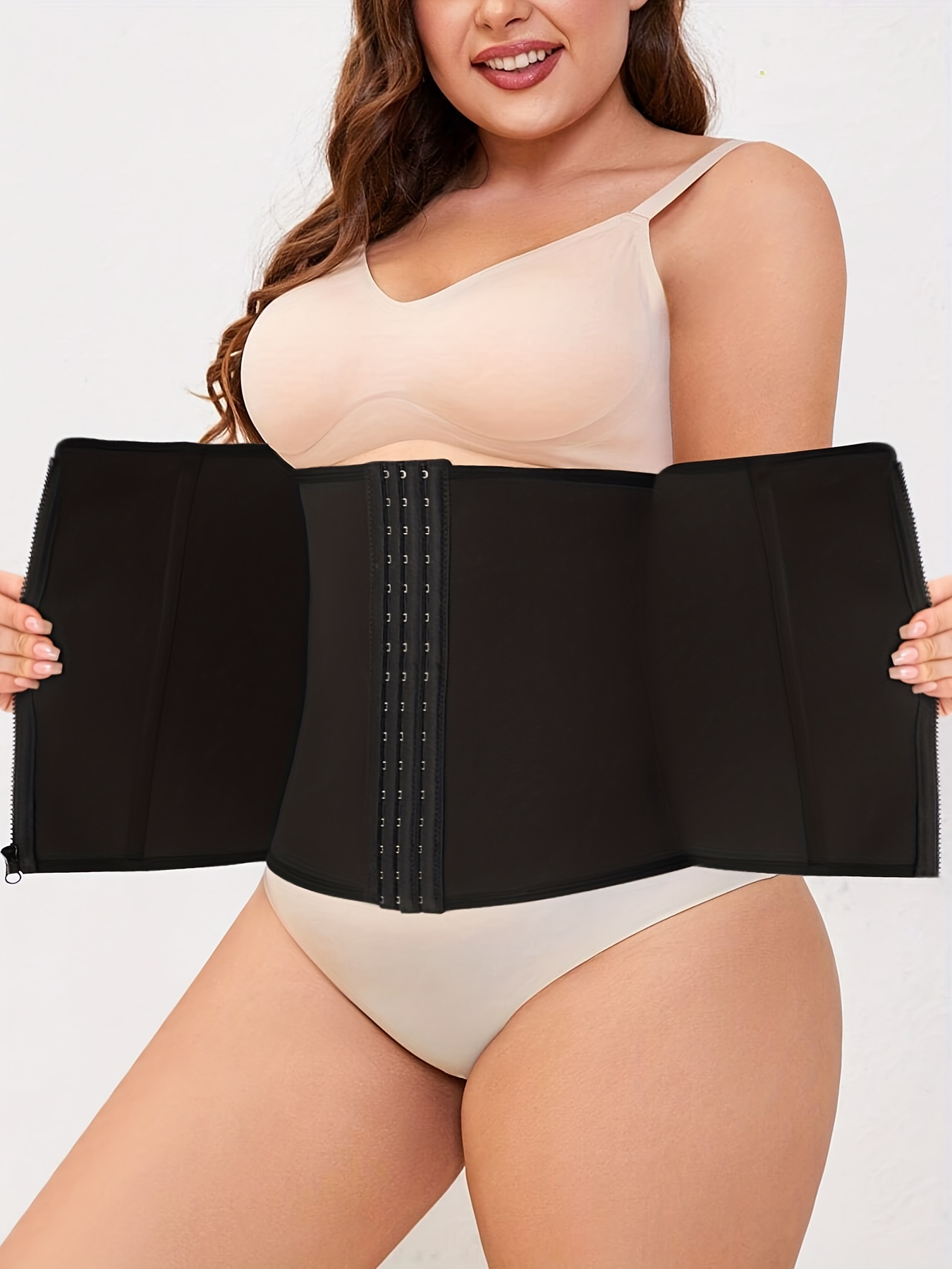 Women's Underbust Corset Plus Size Seamless Corset Waist Trainer Tummy  Control Slim Body Shaper