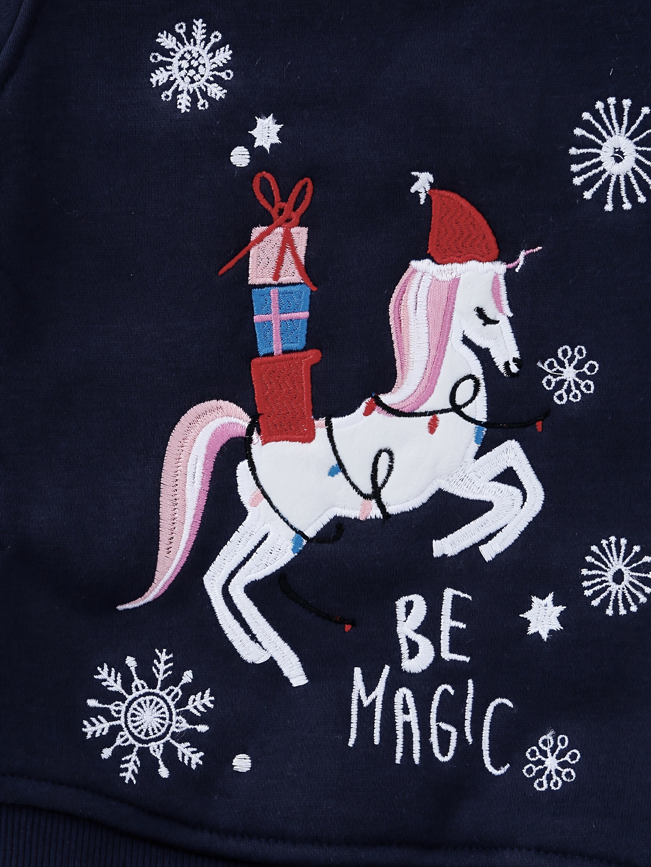 Kids unicorn cheap christmas jumper