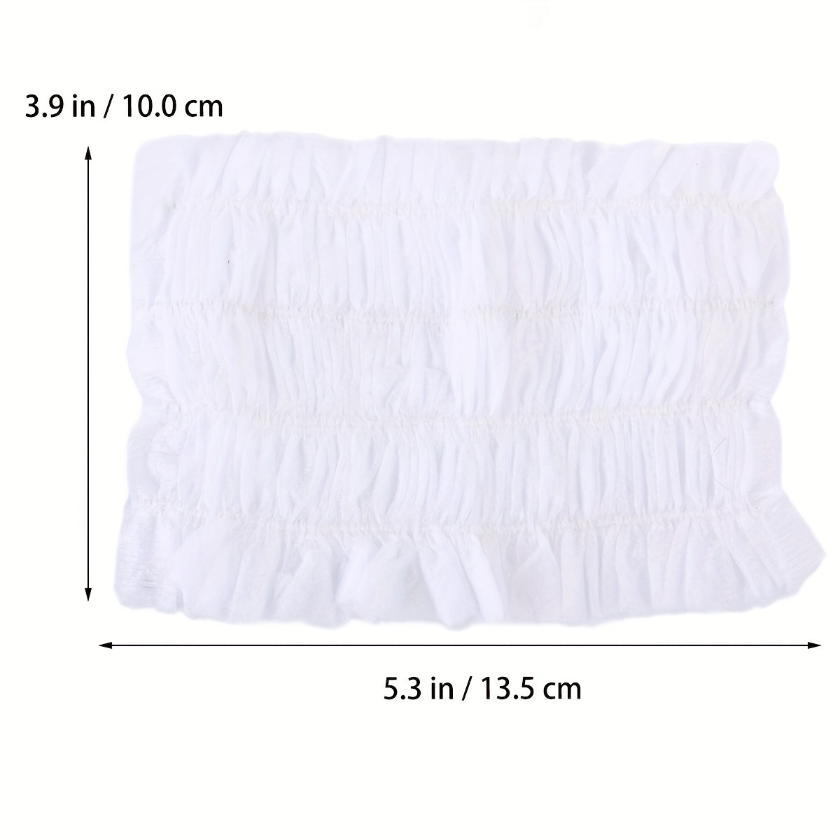 300 Pieces Disposable Spa Facial Headbands White Stretch Non Woven Spa  Headbands Elastic Skincare Head Wraps Soft Skin Care Hair Band with  Convenient