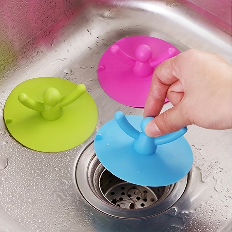 Silicone Plug, Stopper Tub Universal Kitchen Tool, Water Bath Floor Plug,  Silicone Sink Kitchen, Dining And Bar Faucet Hole Cover Stainless Steel,  Random Color - Temu