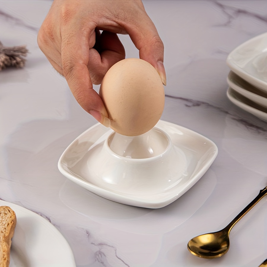 Stainless Steel Egg Cups for Soft & Hard Boiled Eggs Set of 8 Egg Holder  Tray Kitchen Tool