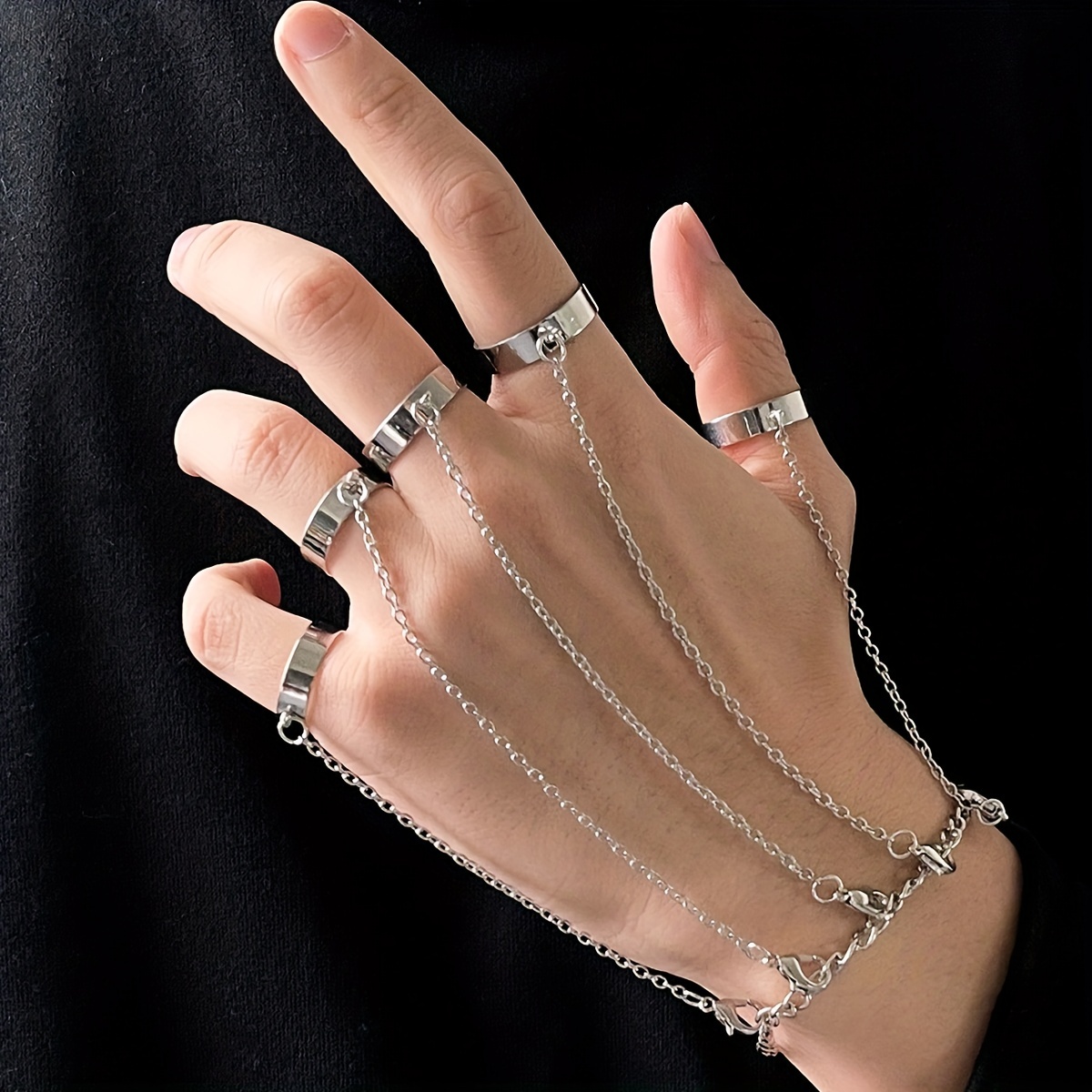 Metal Hand Back Chain for Men