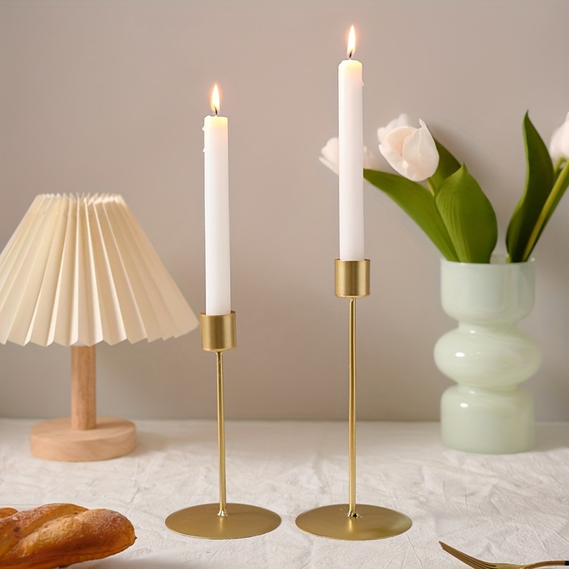 1pc Golden Candlestick Holder Candelabra Taper Candle Holders For Wedding  Centerpiece 3 5 Arms Candle Stick Stands For Candlelight Dinner Table  Christmas Mantel Festivals, High-quality & Affordable