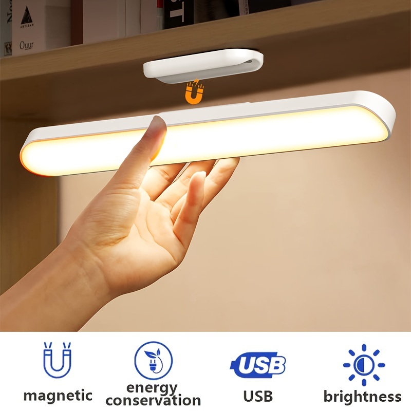 LED Wall Lamp USB Rechargeable Remote Control Stepless Dimming