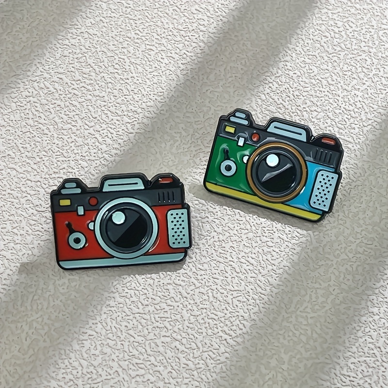 Cute Camera Enamel Pin Set for Backpacks Aesthetic Pins Funny Brooch Lapel  Pins Accessory for Badges Hats Bags Photography Lover Gifts