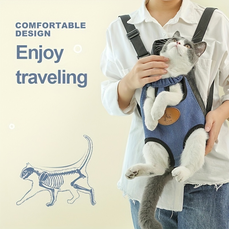 Stylish & Airy Pet Carrier Bag for Cat/Dog Travel